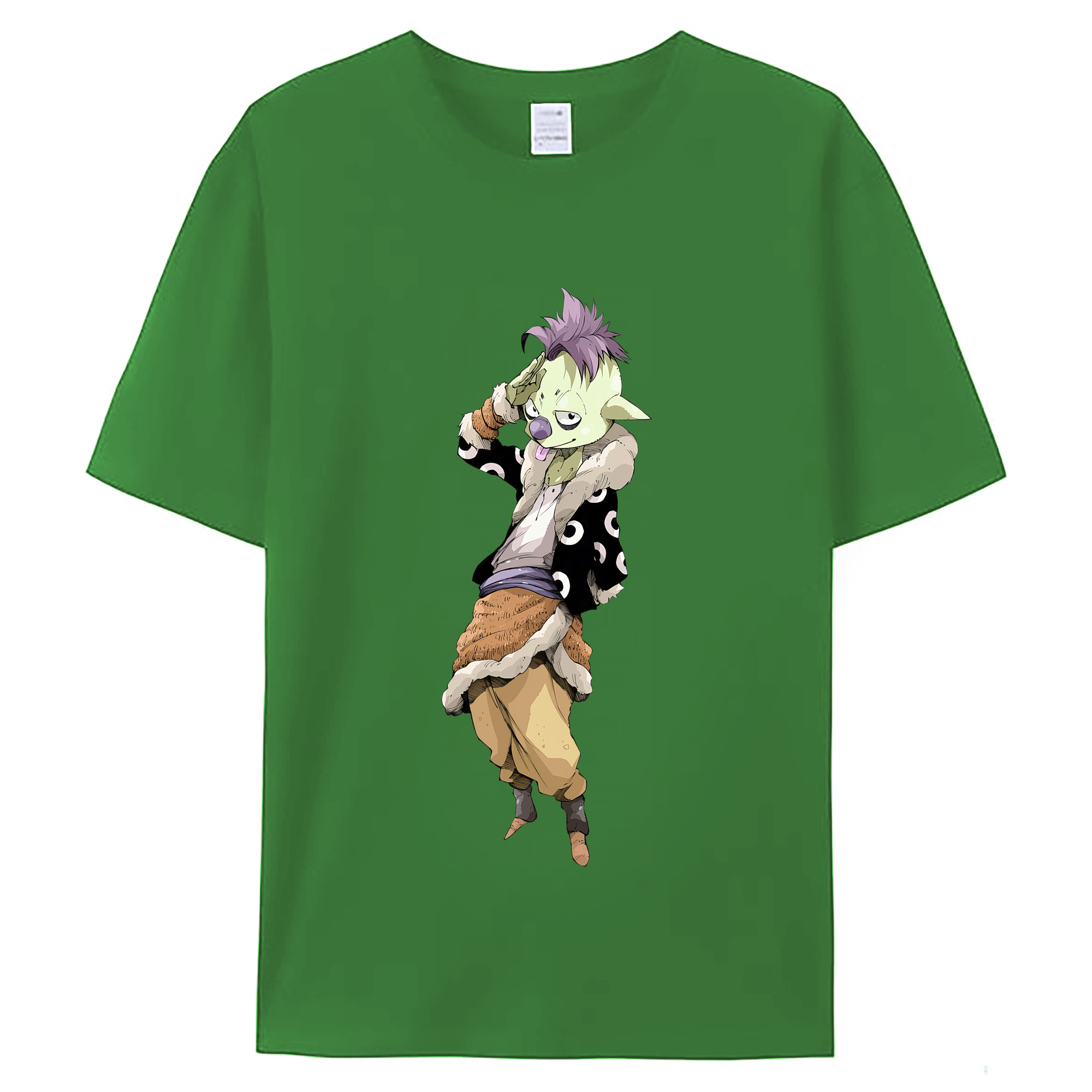 （画像用） 転スラ Regarding Reincarnated to Slime レディースカジュアルプリントTシャツ（綿100％）